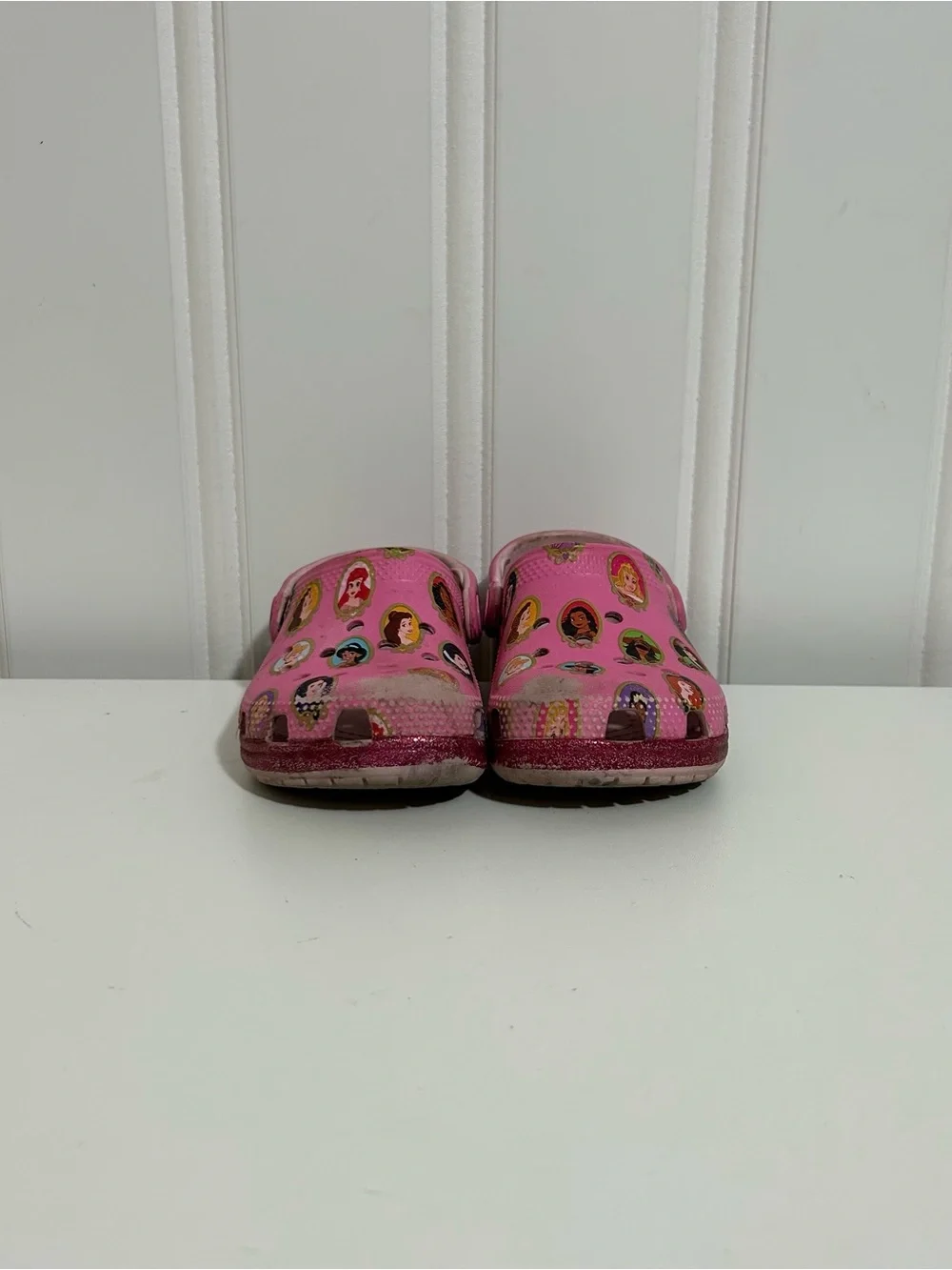 Crocs Disney princess pink sandals